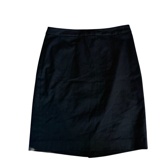BANANA REPUBLIC Black Pencil Work Holiday Skirt Size 10 - Picture 6 of 8